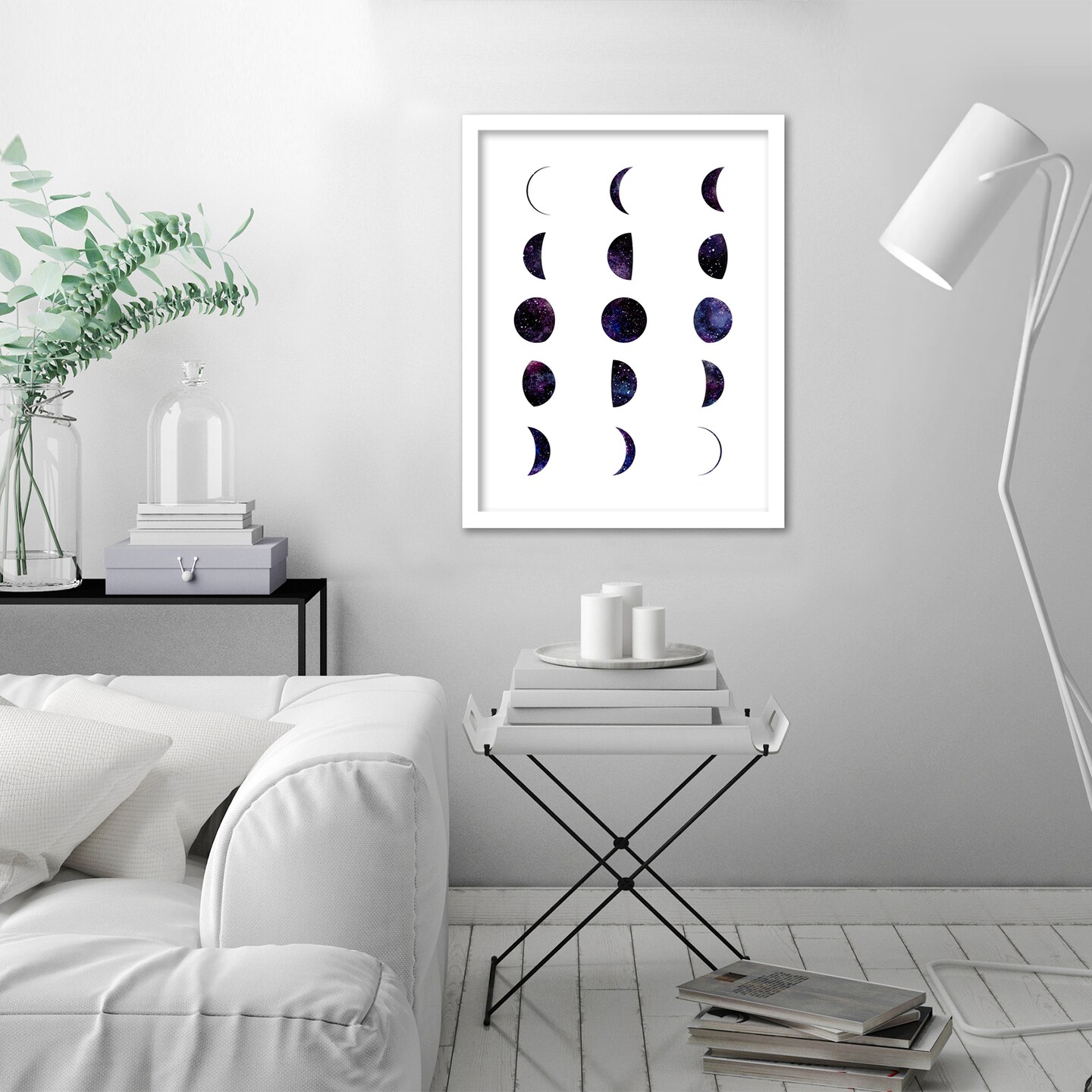 Moon Phases by Elena David Frame  - Americanflat
