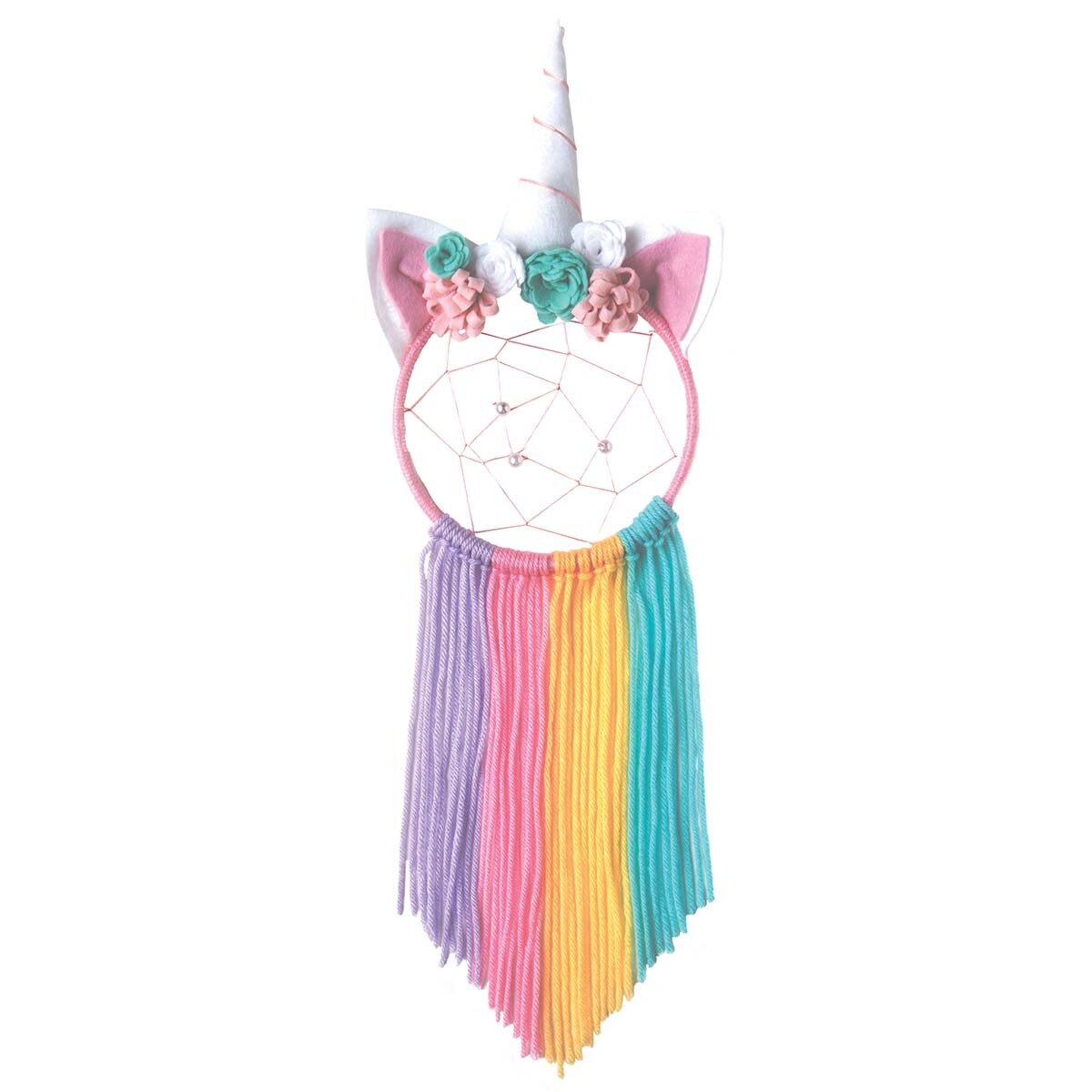 Creatology Unicorn Dream Catcher Yarn Craft Kit - Each