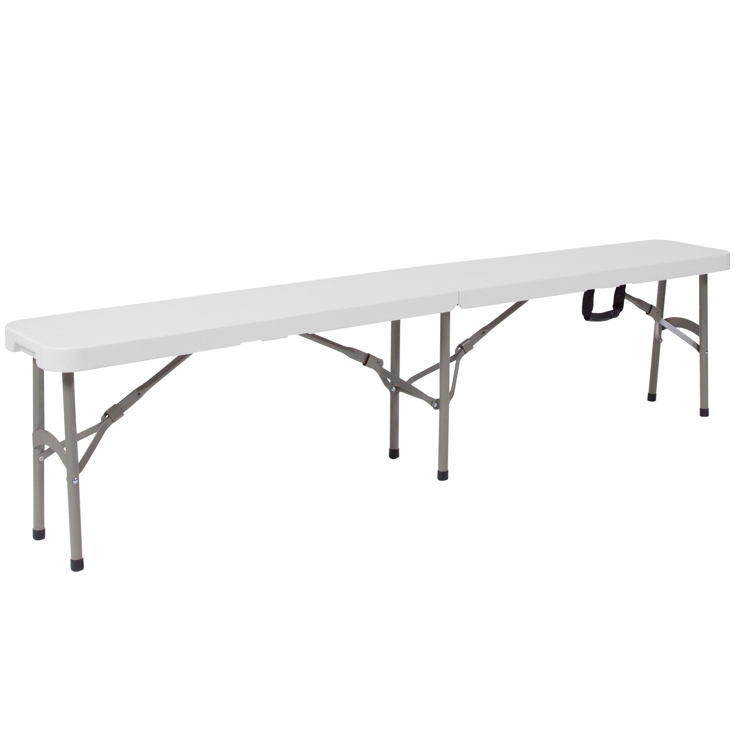 Emma and Oliver 11&#x27;&#x27;W x 72&#x22;L Bi-Fold Folding Bench with Carrying Handle