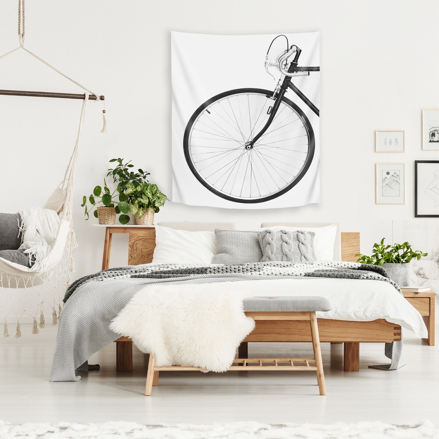 Bicycle by Sisi and Seb  Wall Tapestry - Americanflat