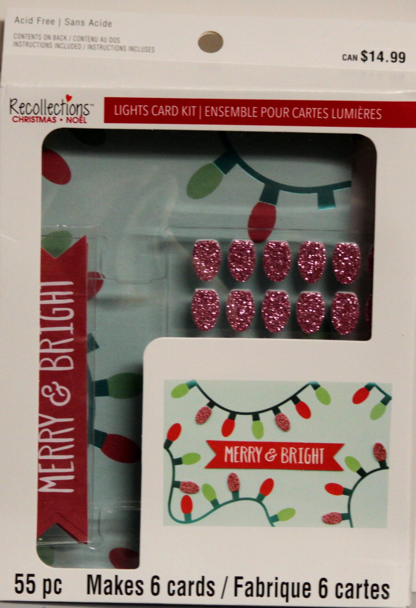 Recollections Christmas Lights Card Kit Michaels