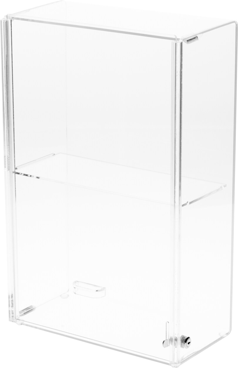 Plymor Clear Acrylic Sliding Door Locking Display Case, 1 Shelf | Michaels