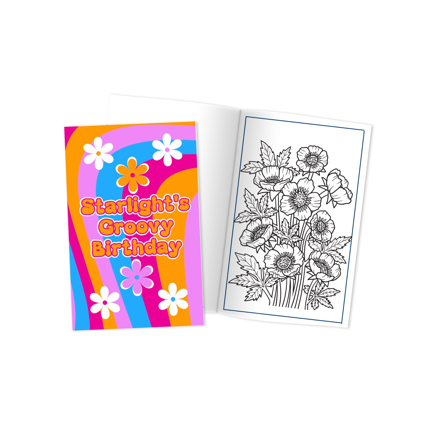 Crayola Personalized Coloring Books - Custom Party Favors - Thank You Gift  - Birthday - Printed & Shipped- 12 Books