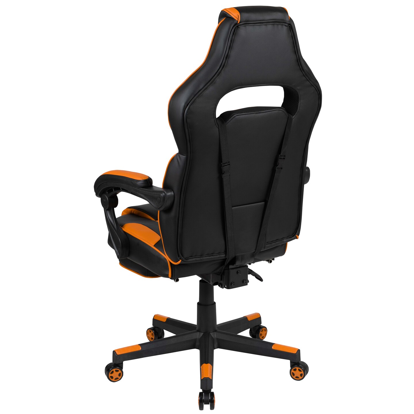 Emma and Oliver Ergonomic Gaming Chair -Recline Back/Arms, Footrest, Massaging Lumbar