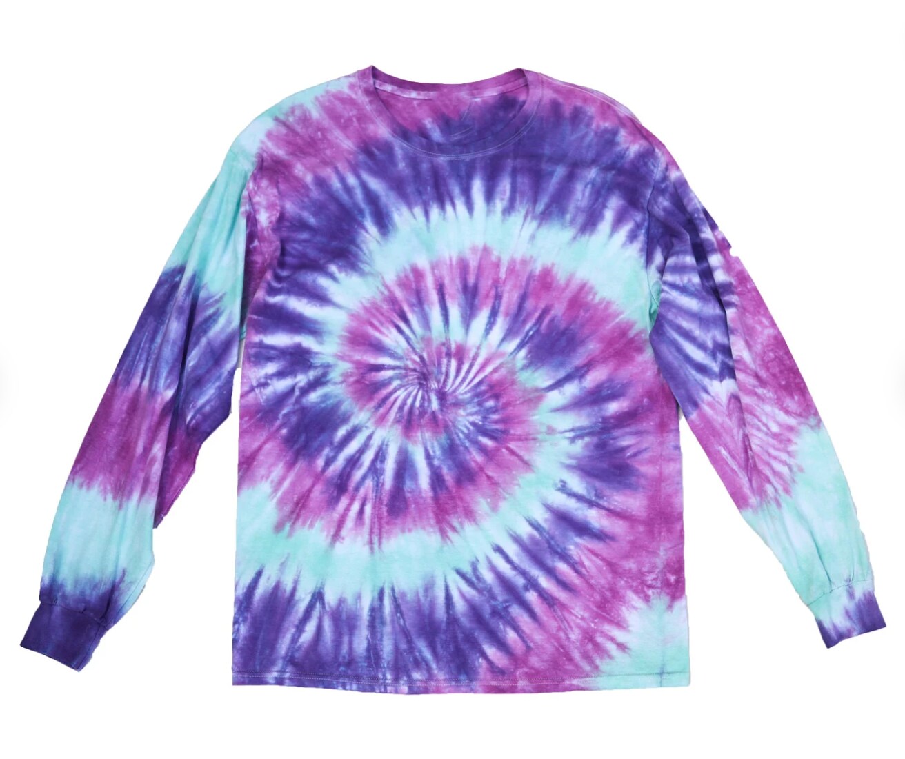 Stripes tie-dye technique