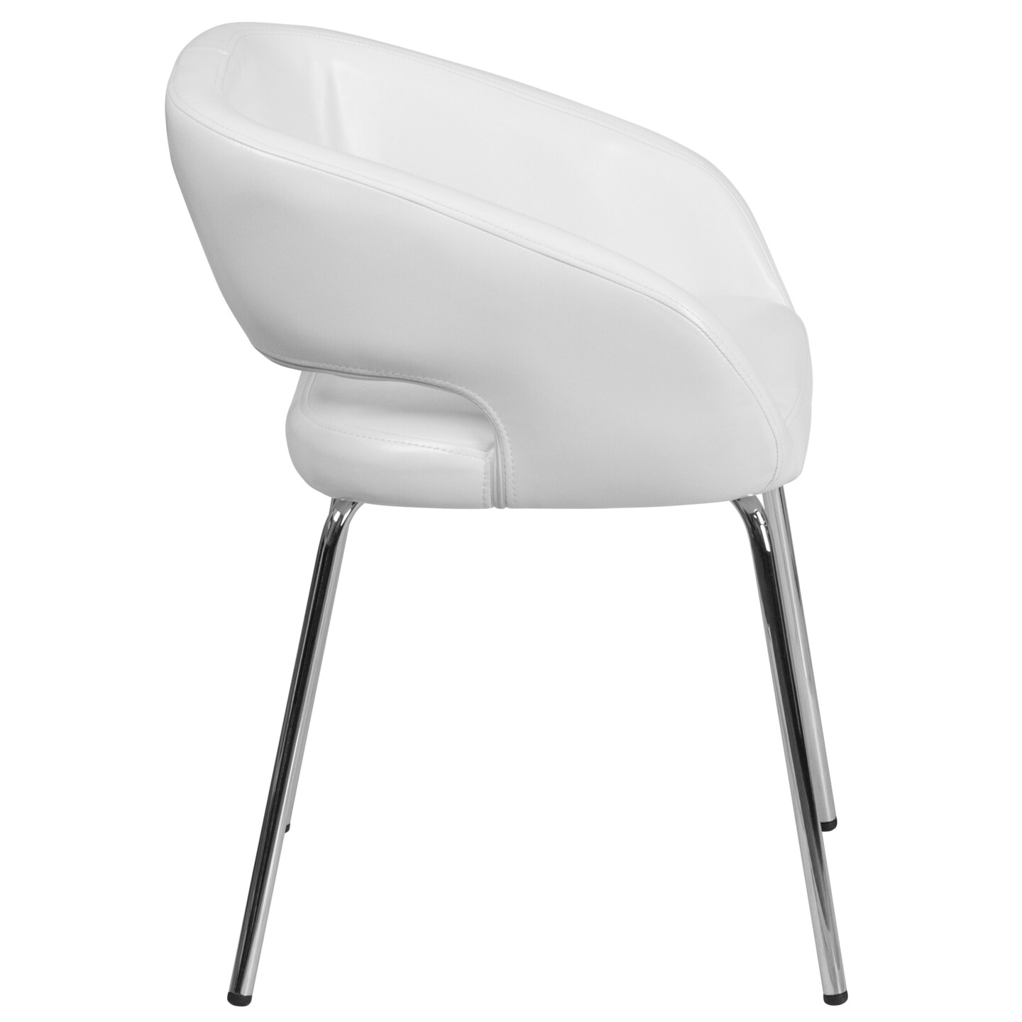 Emma and Oliver Contemporary LeatherSoft Side Reception Chair