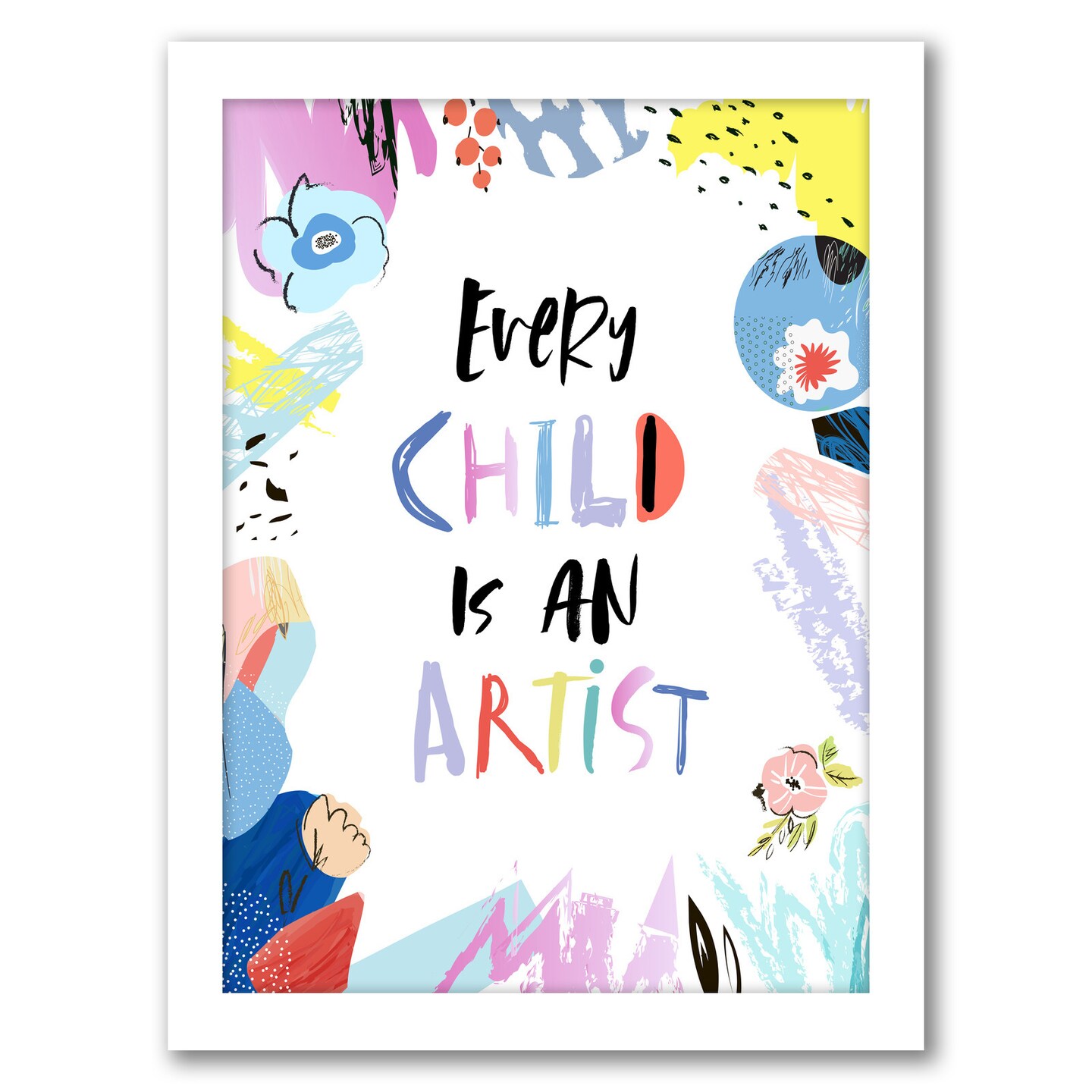 Every Child Is An Artist by Elena David Frame  - Americanflat