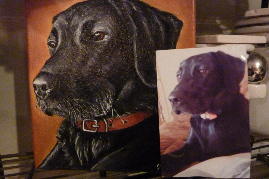 11x14 sold Acrylic Painting of YOUR Dog