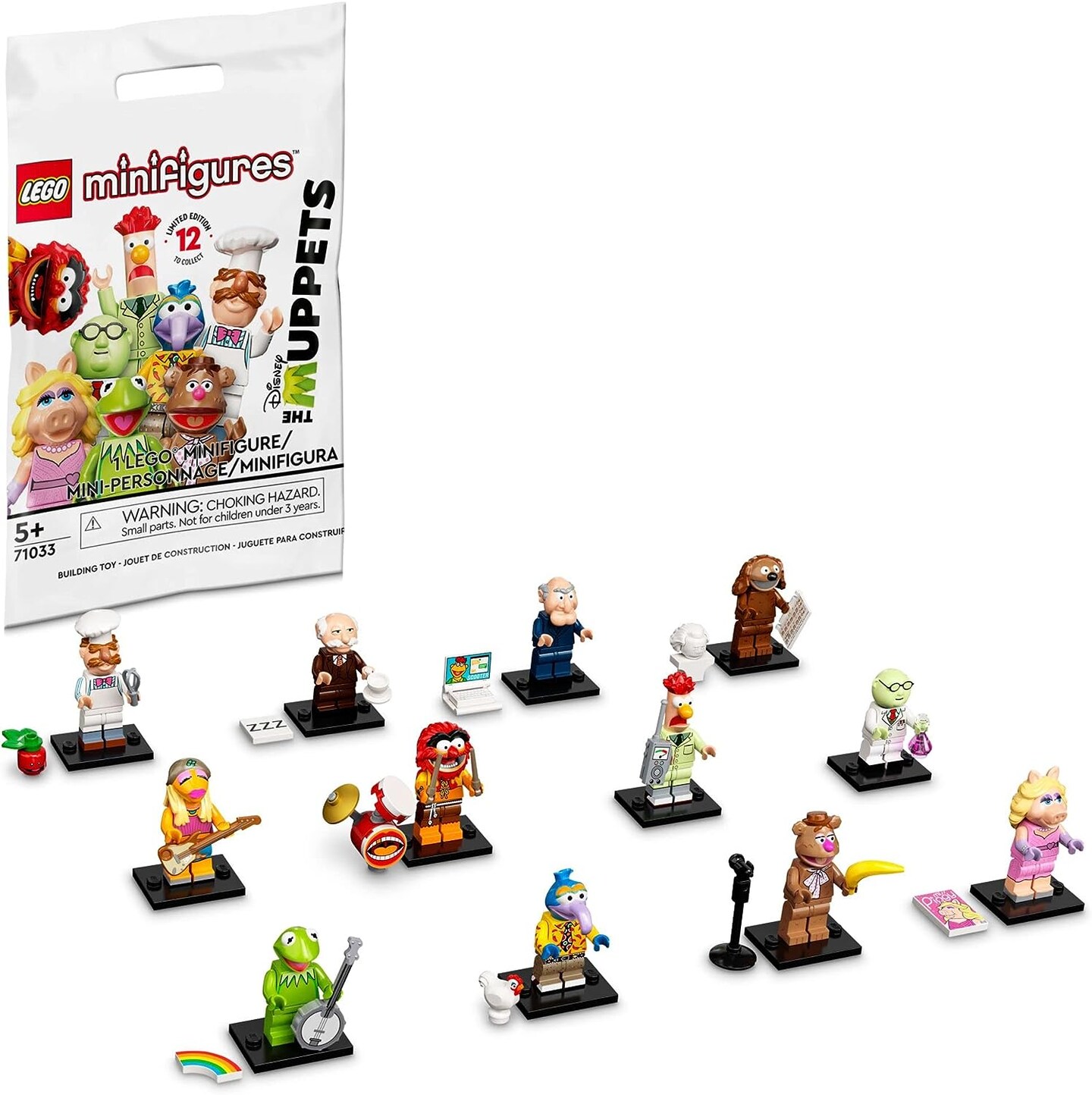 LEGO Minifigures The Muppets Limited Edition Collectible Pack of 6 Suprise Bags