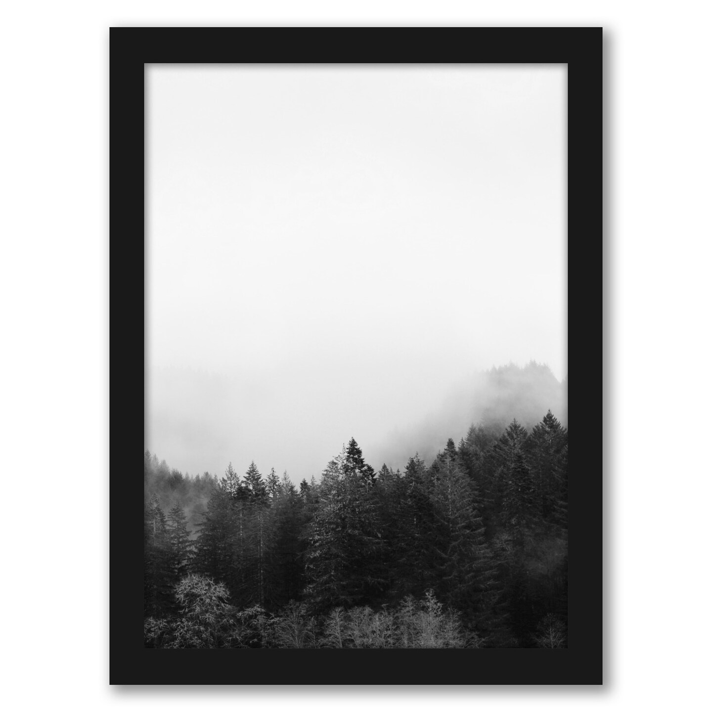 woodland-b-w-landscape-poster-by-tanya-shumkina-frame-americanflat