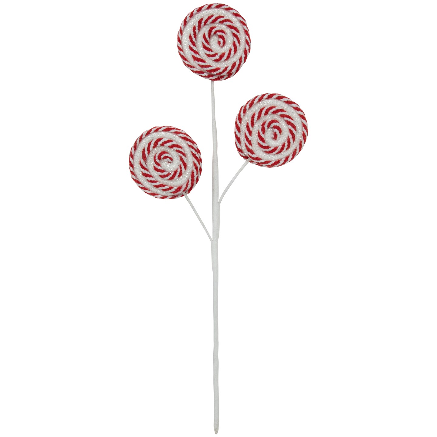 Northlight 17&#x22; Candy Cane Lollipops Decorative Christmas Spray
