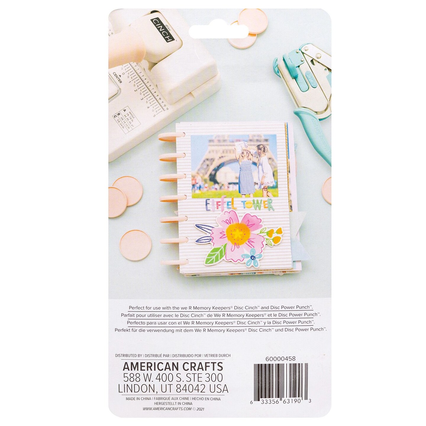 We R Memory Keepers Cinch Binding Discs 54/Pkg-Assorted Colors 60000458 by American Crafts