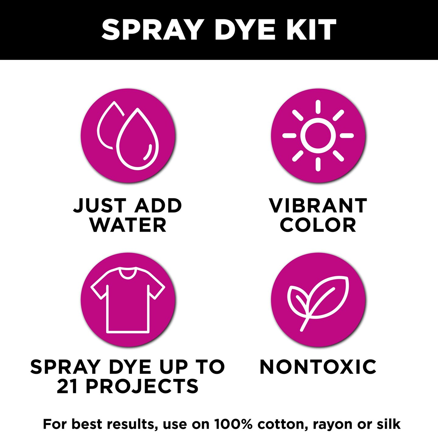 Tulip Confetti 7-Color Spray Dye Kit
