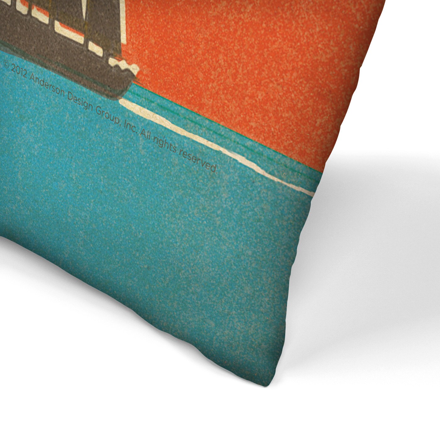 Mermaid Xing Square by Anderson Design Group Americanflat Decorative Pillow