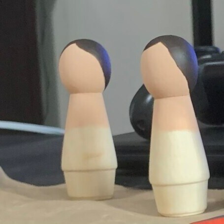 Easy Wooden Peg Dolls
