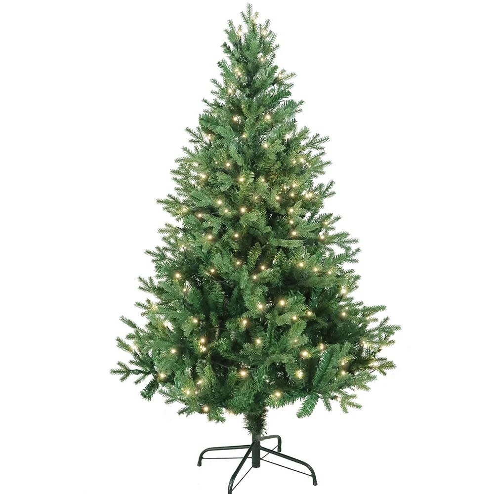 KSA 5' Pre-Lit Jackson Pine Artificial Christmas Tree, Warm White Lights