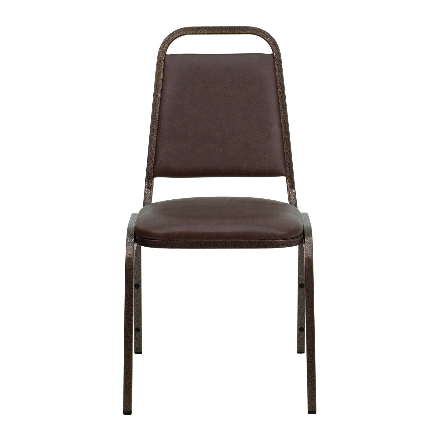 Emma and Oliver Trapezoidal Back Stacking Banquet Dining Chair - 1.5&#x22; Thick Seat
