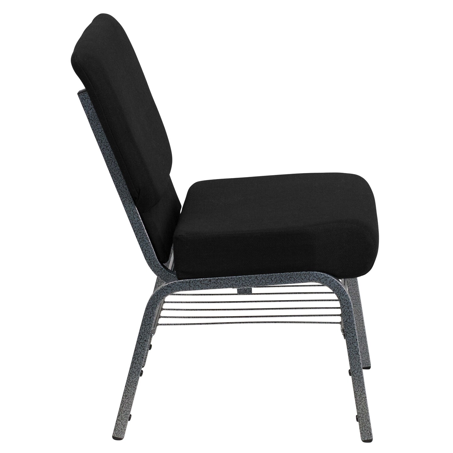 Emma and Oliver Auditorium Chair - 21&#x22; Seat - Book Rack
