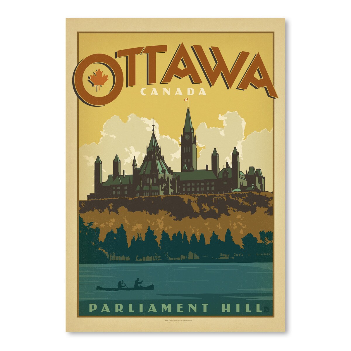 Wt Ottawa by Anderson Design Group  Poster Art Print - Americanflat