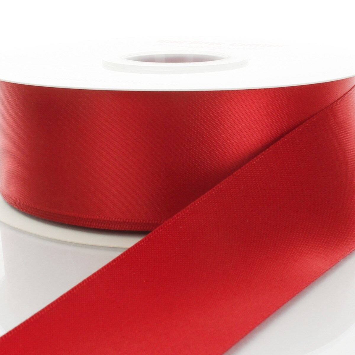 2.25&#x22; Double Faced Satin Ribbon 250 Red 3yd