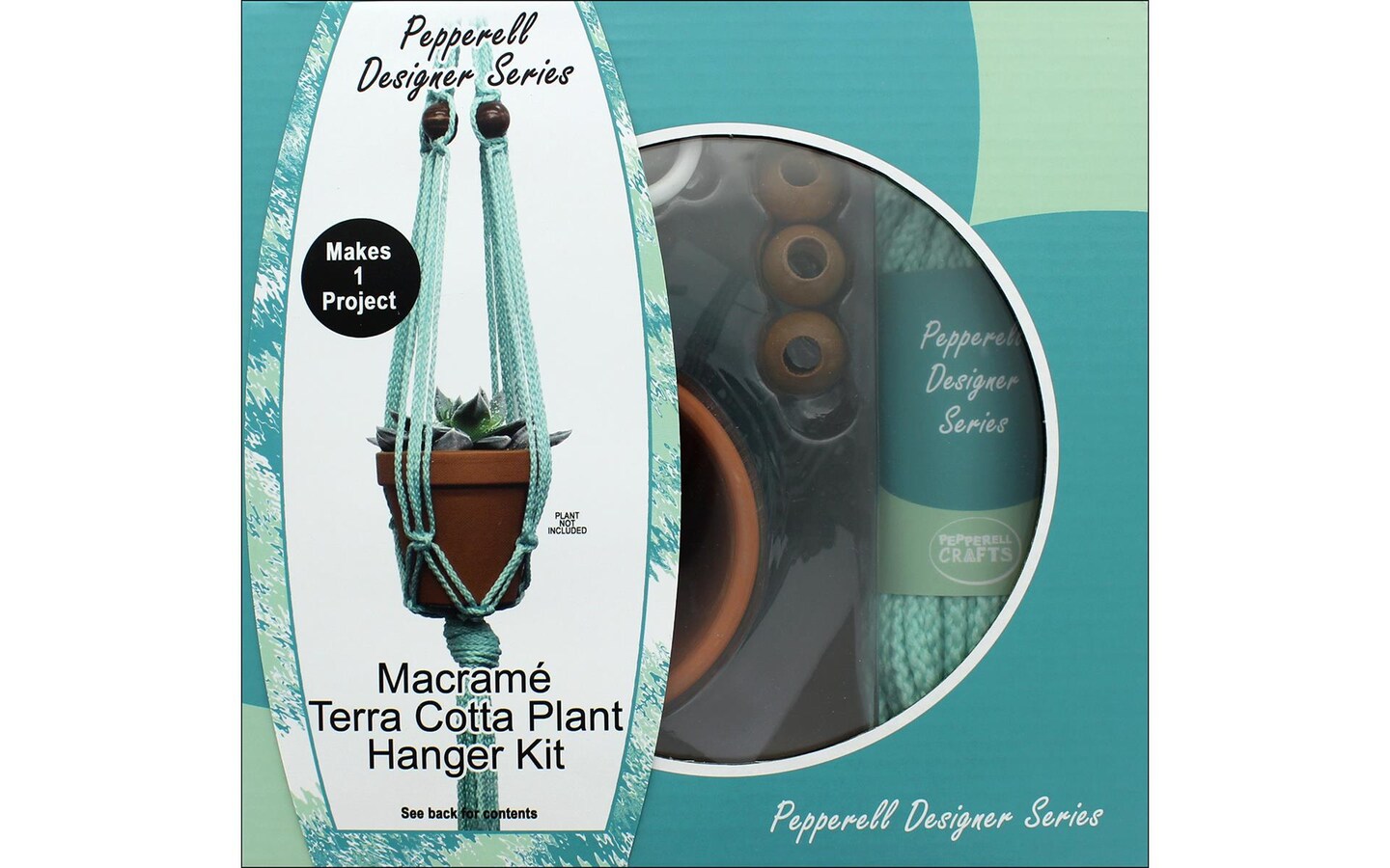 Pepperell Designer Macrame Plant Hanger Kit