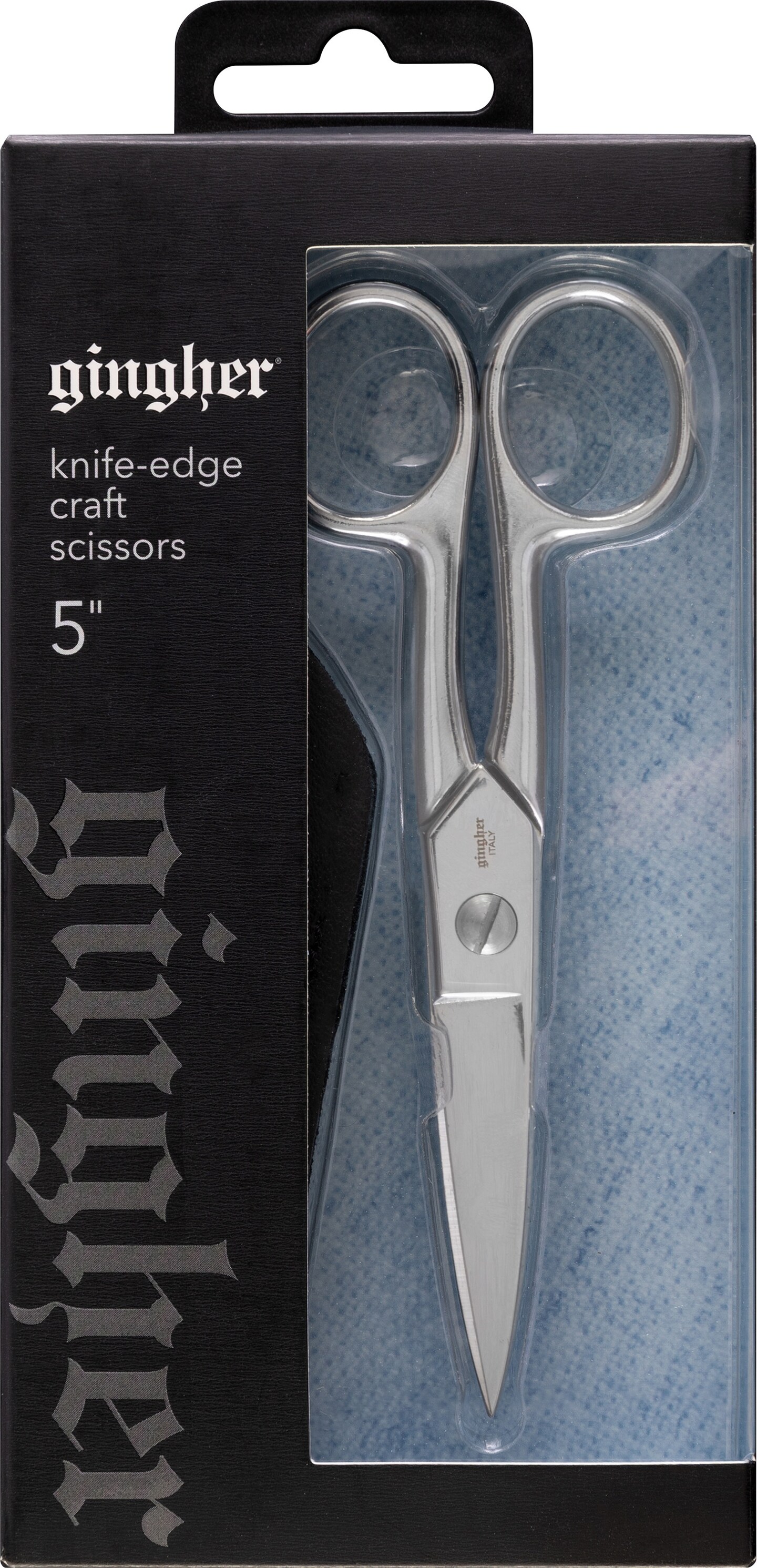 Gingher Knife Edge Craft Scissors 5-w/leather Sheath : Target