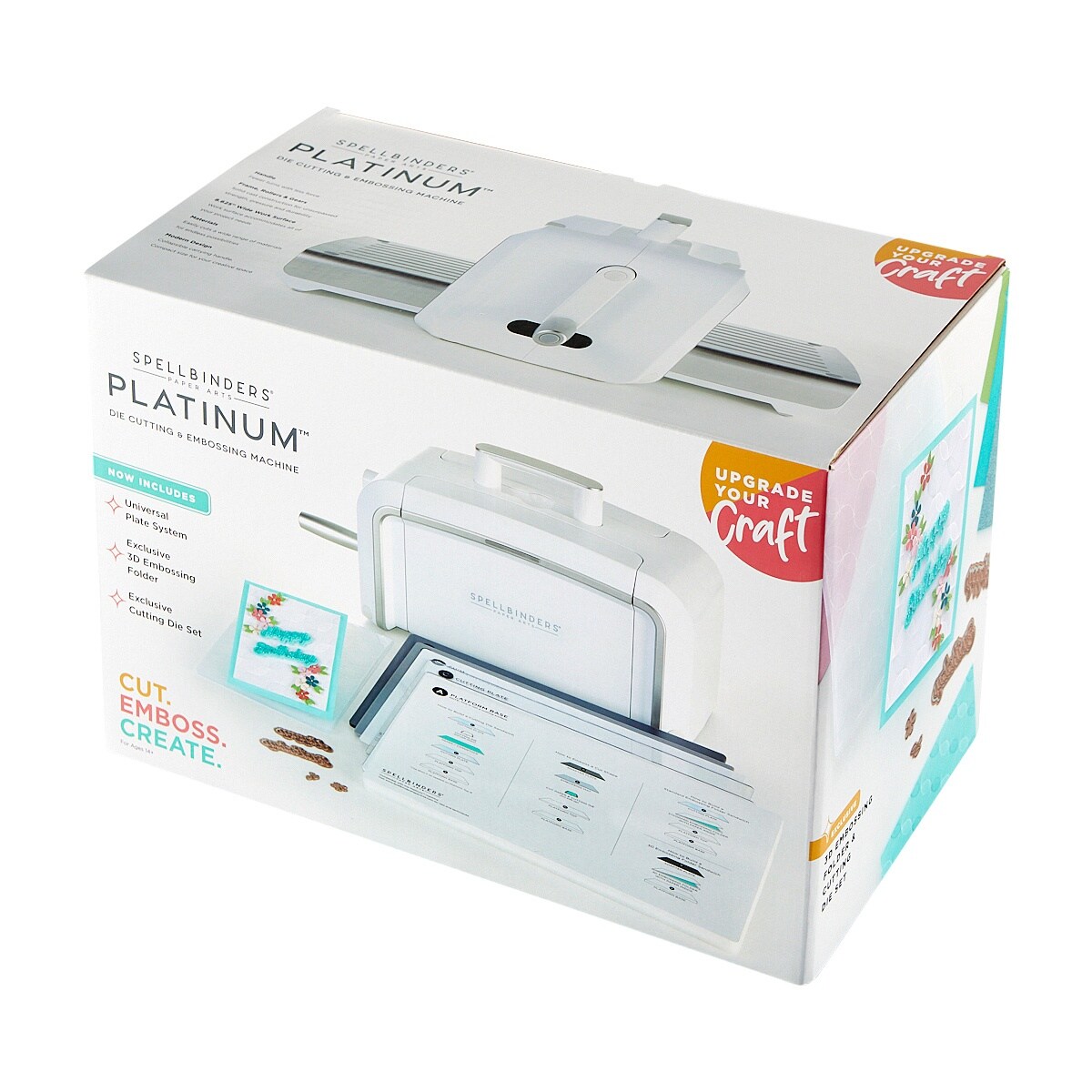 Spellbinders Platinum Cut & Emboss Machine-W/Universal Shim Plate System