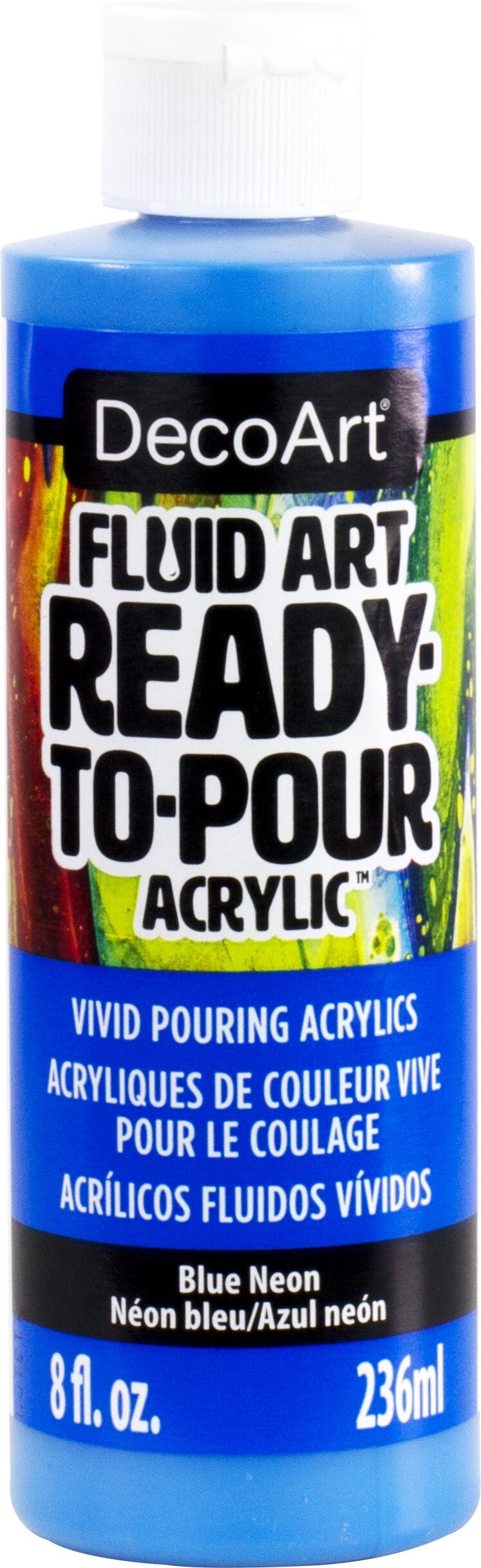 DecoArt FluidArt Ready-To-Pour Acrylic Paint 8oz