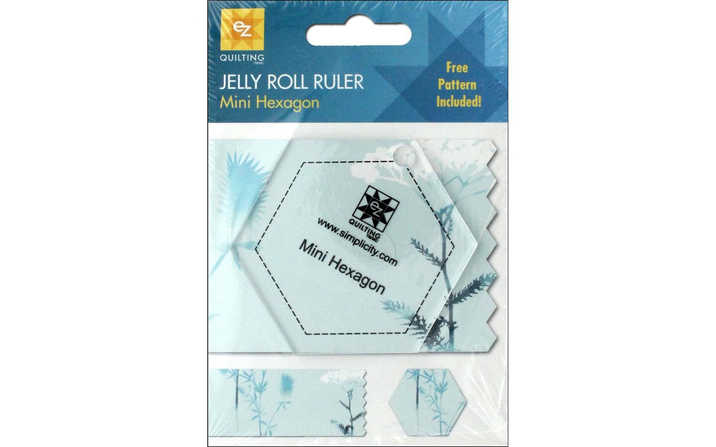 EZ Acrylic Ruler Mini Hexagon