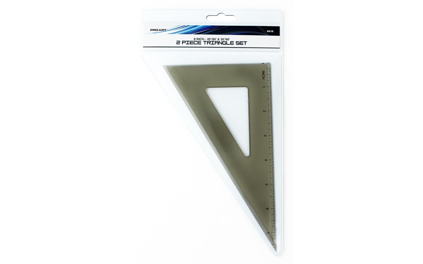 Pro Art Triangle Set 8&#x22; 45/90 30/60