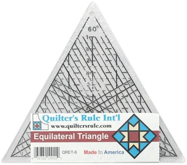 Quilter&#x27;s Equilateral Triangle Ruler-7-3/4&#x22;