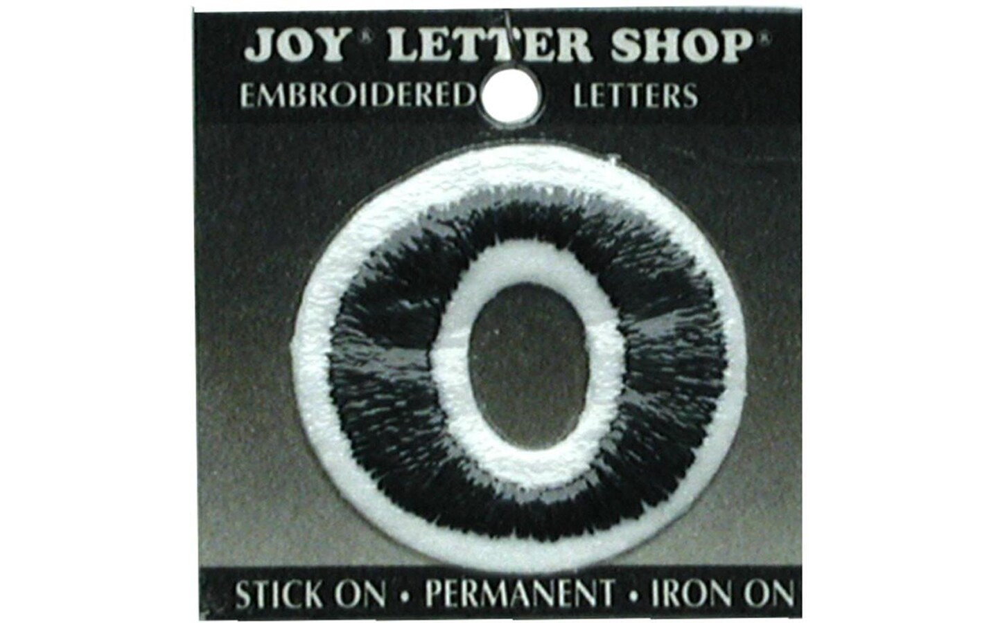 Joy Applique Letter Iron On Cooper 1.5&#x22; Black 0