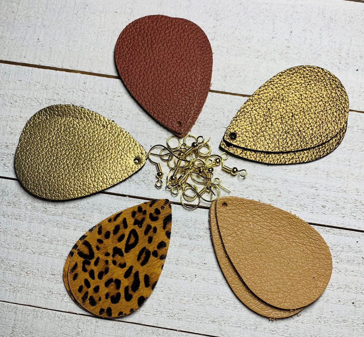 Jewelry Made By Me Leather Earring Kit-