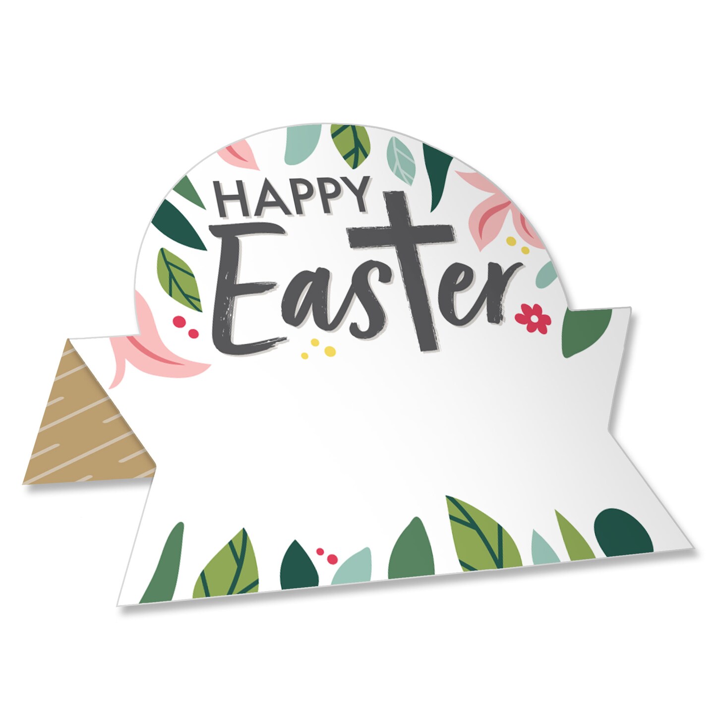 Big Dot of Happiness Religious Easter - Christian Holiday Party Tent Buffet Card - Table Setting Name Place Cards - Set of 24