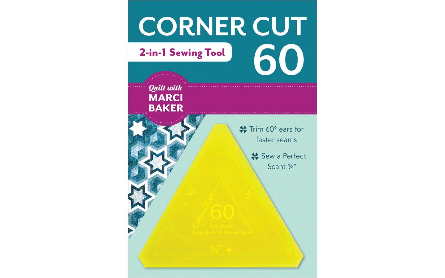 C&T Ruler Corner Cut 60 Degree Michaels