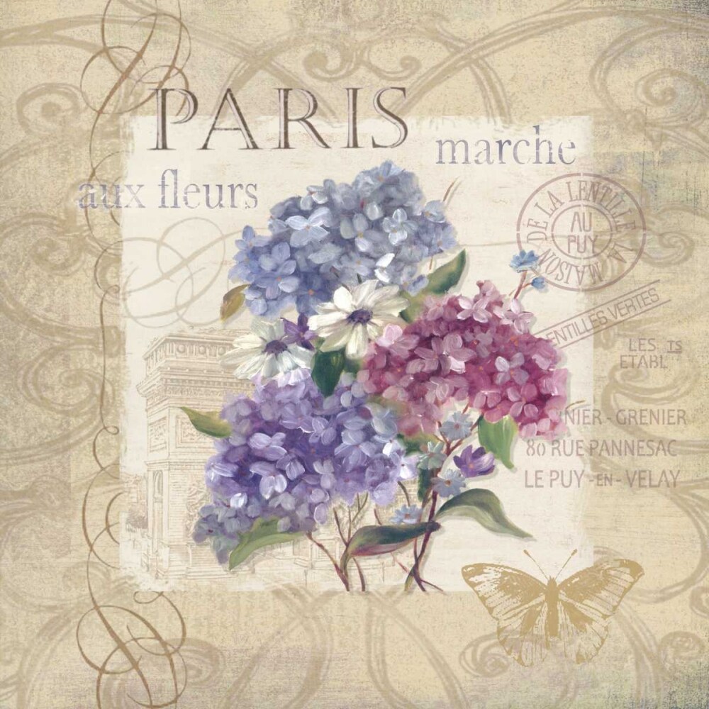 Paris Flower Market Poster Print by Carol Robinson - Item # VARPDX13624