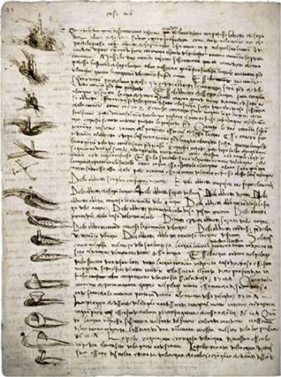Codex Leicester: Water Flow Poster Print by  Leonardo Da Vinci - Item # VARPDX277239