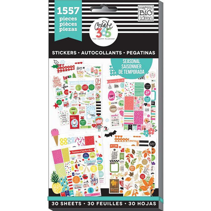 Happy Planner Sticker Value Pack-Seasonal - Classic, 1557/Pkg