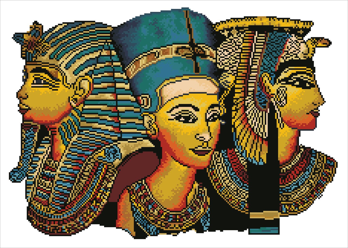 Diamond Dotz Simply Dotz Diamond Art Kit 26"X18.5"-Egyptian Royalty