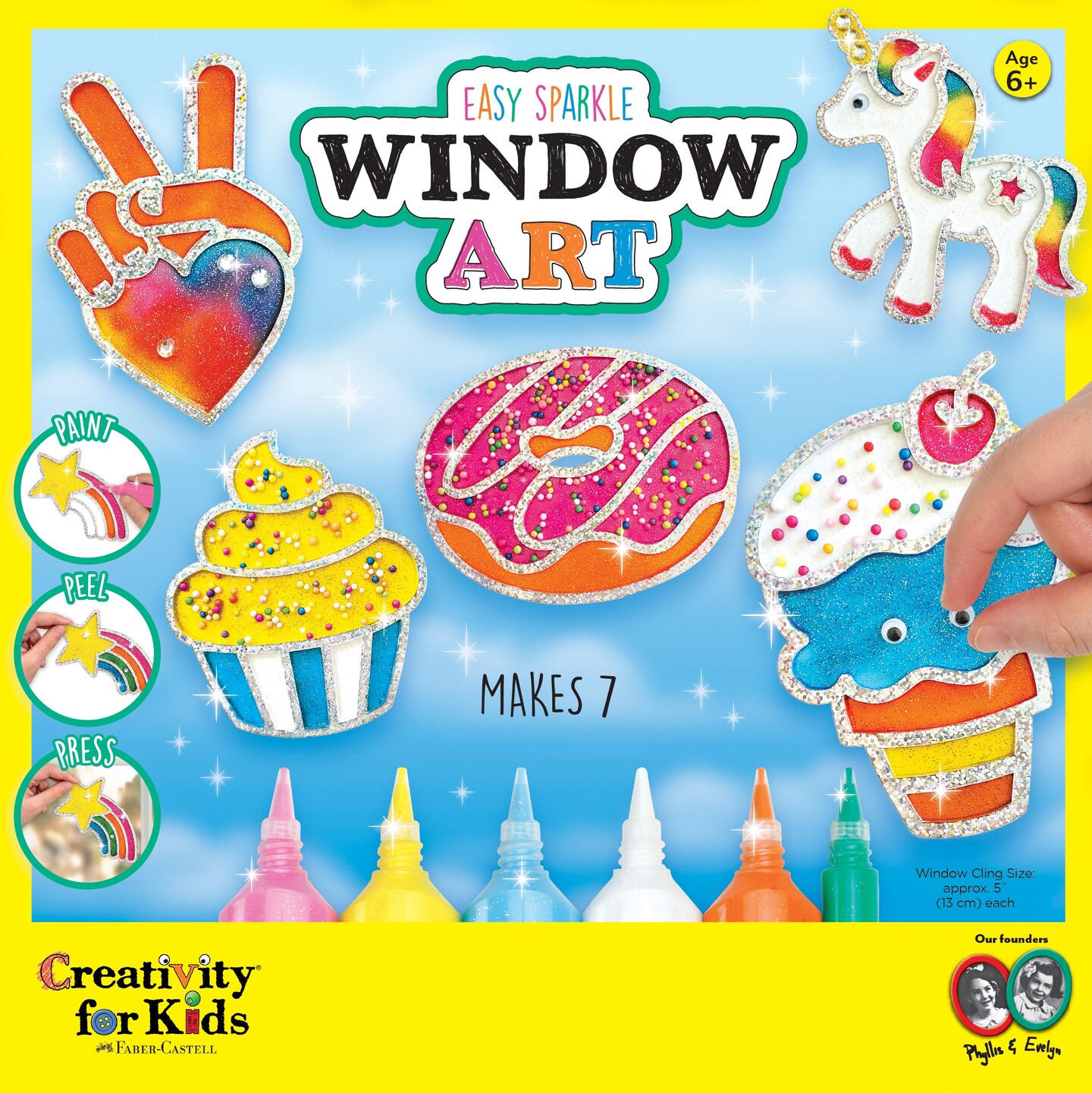 Creativity For Kids Easy Sparkle Window ArtRainbow Sprinkles Michaels