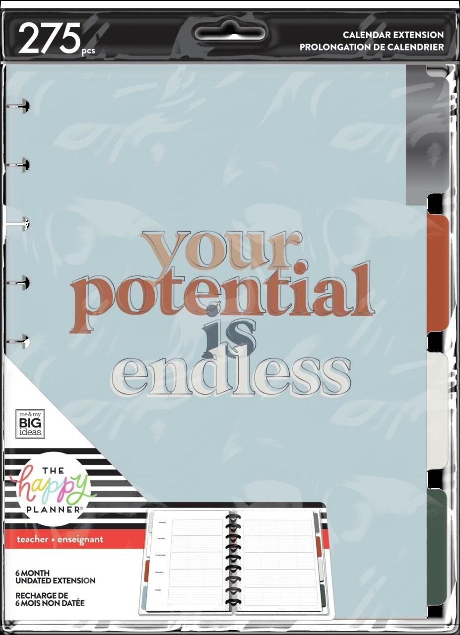 Happy Planner 4-Month Undated Classic Planner Extension Pack-Endless Potential