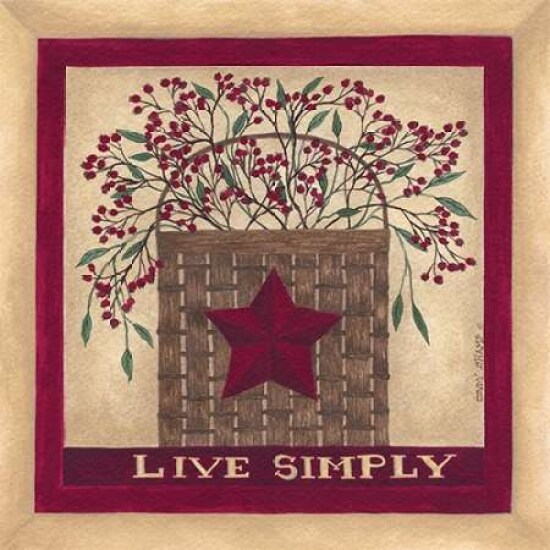 Live Simply Poster Print by Cindy Shamp - Item # VARPDXCS001