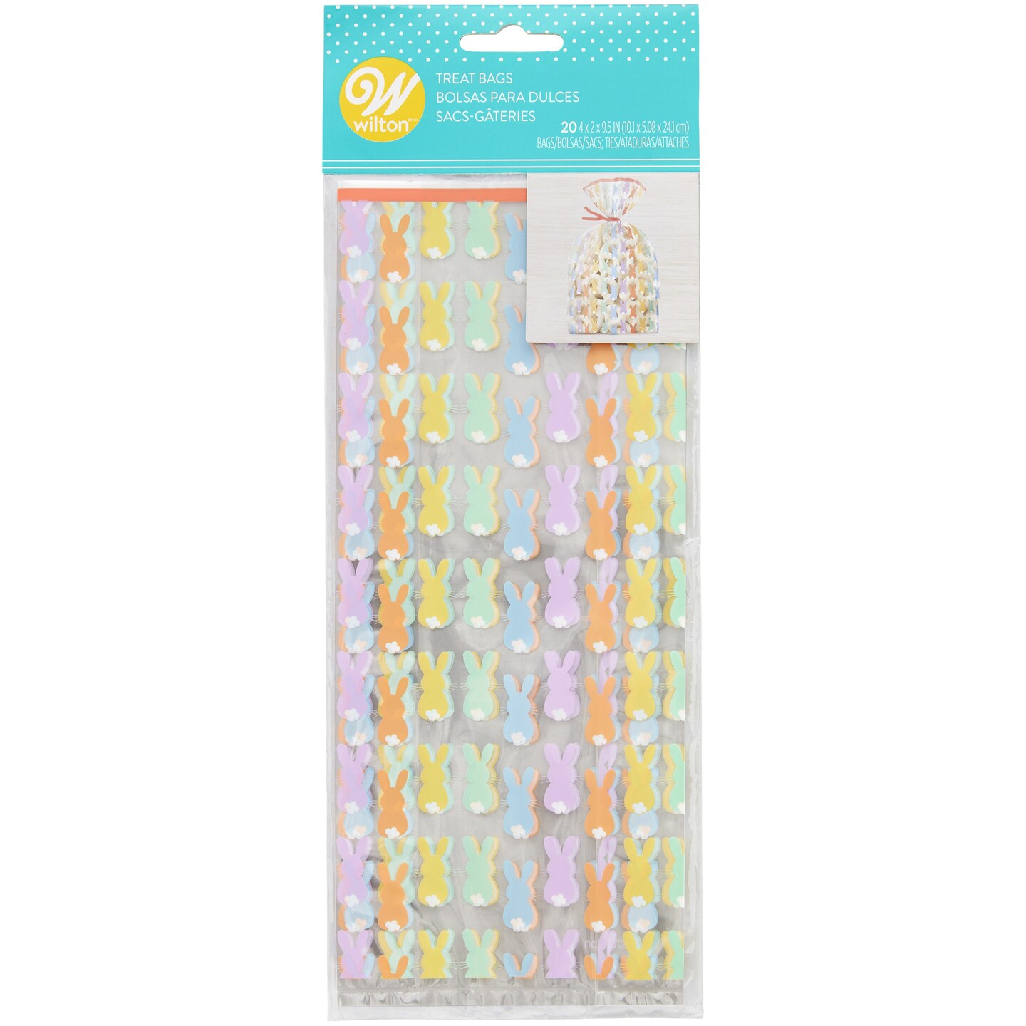 Wilton Treat Bags 20/PkgBunny Michaels