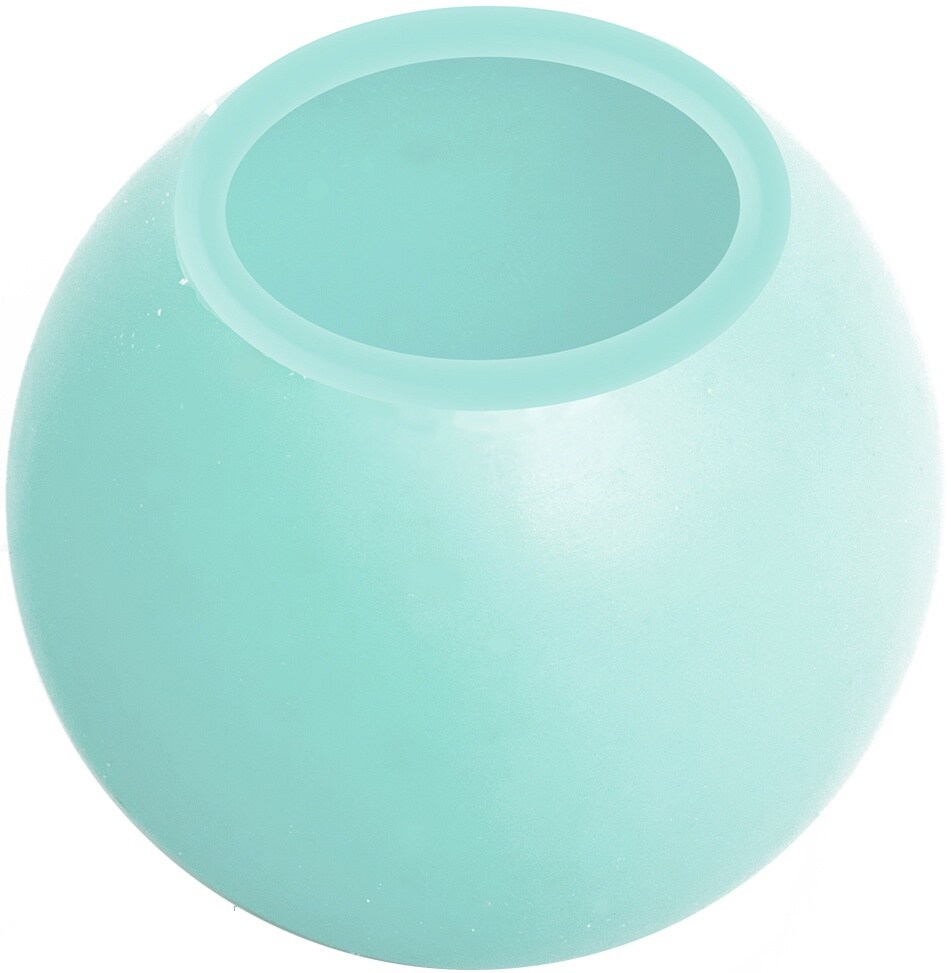 We R Wick Silicone Mold - Sphere Shaped 3D Mold for Candle Making, DIY Soap Making, and Resin Crafts - 3 x 3 x 2.75 inches