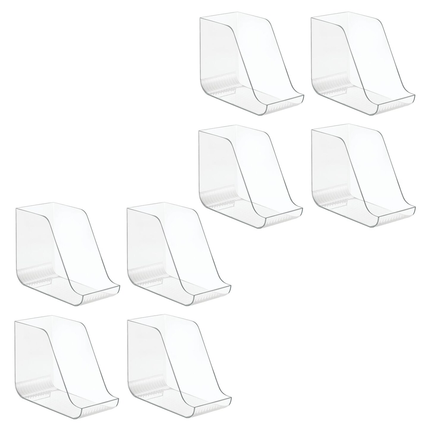 mDesign Plastic Can Organizer Bin For Kitchen and Fridge Storage, 8