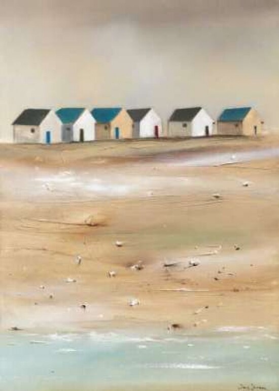 Beach cabins III Poster Print by Jean Jauneau - Item # VARPDXGA0102421