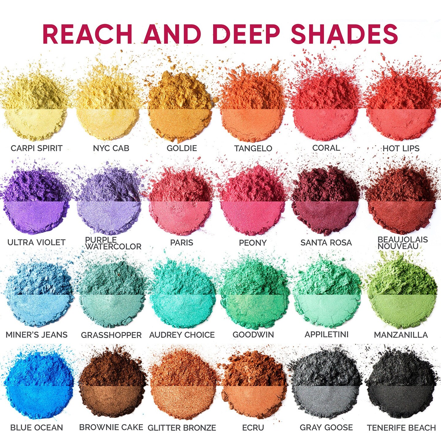 NEW CHANGTIKEJI Mica Powder Cosmetic Grade Pigment Powder 100 Colors in  2023