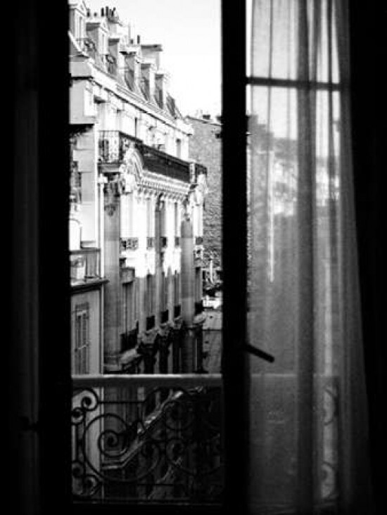 Paris Hotel Window Poster Print by Jace Grey - Item # VARPDXJPIRC032C