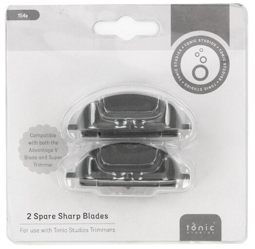 Tonic Studios Super Trimmer Replacement Blades 2/Pkg-Straight; For 604, 159E &#x26; 153E