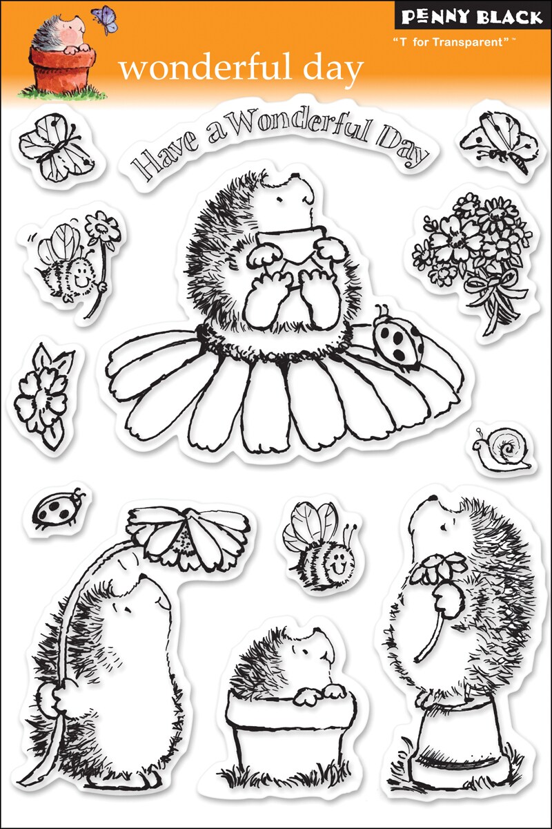Penny Black Clear Stamps-Wonderful Day